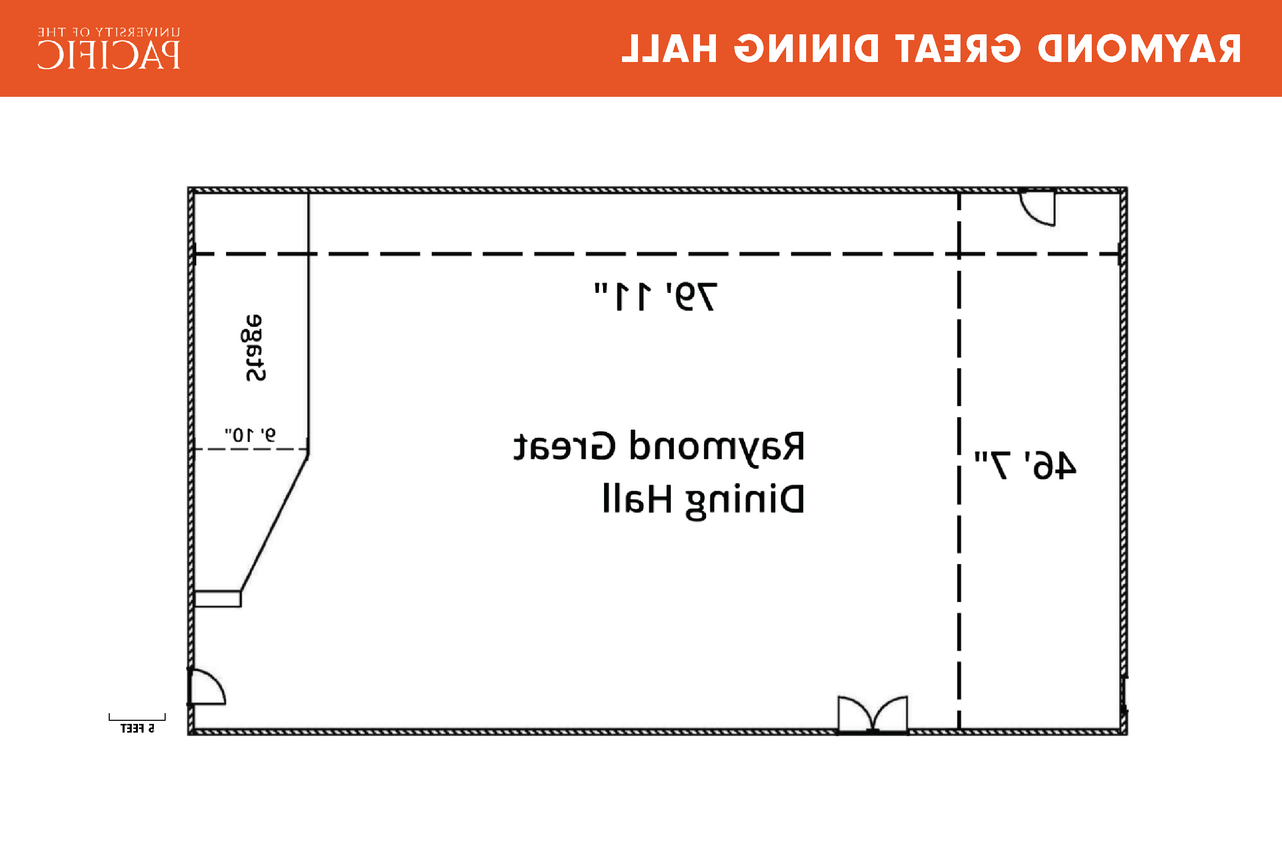 Raymond Great Dining Hall floor plan